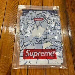 Supreme Mosaic S/S Shirt Multicolor Rayon Men's Size Small NEW